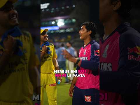 Bat, ball aur Vaibhav ki baatein. Going to miss this 😂💗