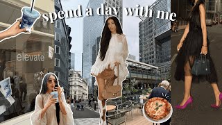 spend a day with me in london 💐 shopping, new cafe, rooftop dinner & slow productivity vlog