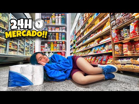 PASSEI A NOITE EM UM SUPERMERCADO!! DE VERDADE!!