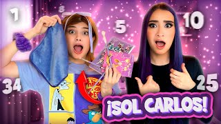CUANTAS COSAS *MORADAS* tiene SOL CARLOS en su maleta😳💜