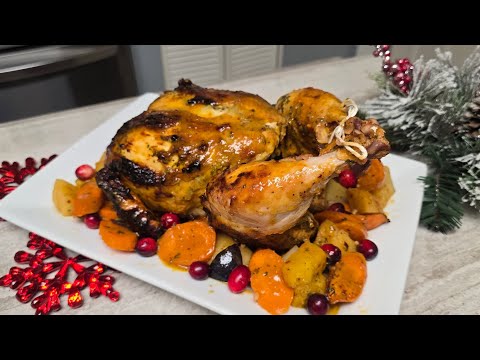 Whole Roasted Chicken with Frenches Honey Mustard