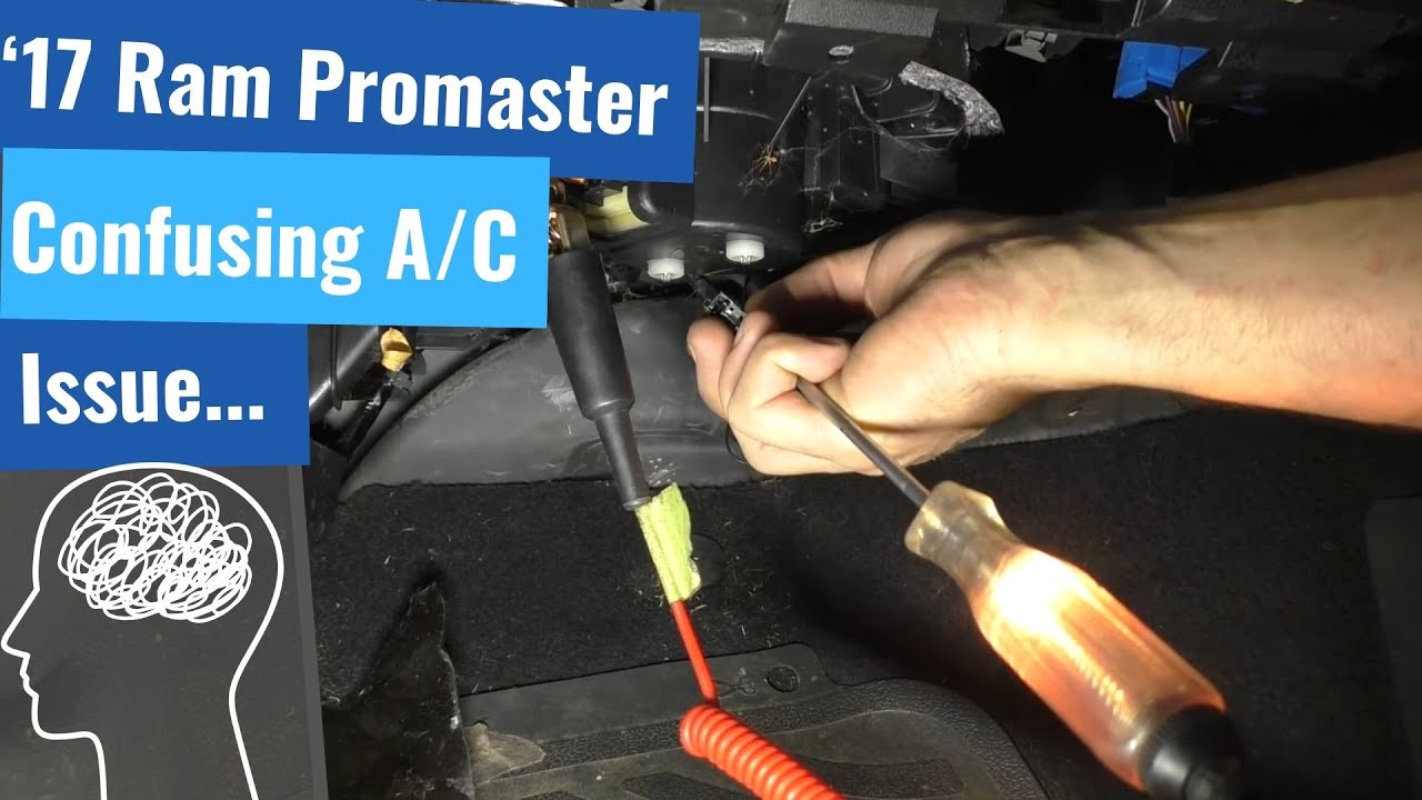 Ram ProMaster City No Blower on Speed 1 & Confusing A/C Issue