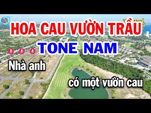 Karaoke Hoa Cau Vườn Trầu Tone Nam ( Bm ) Nhạc Sống Tuấn Kiệt