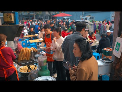 极限狂飙83分钟，逛西安早市和大集！83 minutes to visit Xi'an morning market and big bazaar!