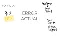 Exploring Percent Error Concepts