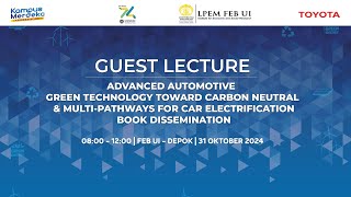 Guest Lecture: Advanced Automotive Green Technology Toward Carbon Neutral