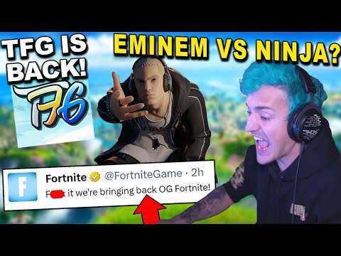 Fortnite OG is BACK 2024..? Ninja WORLD RECORD! The Fortnite Guy Is BACK! Eminem JOINS Fortnite!