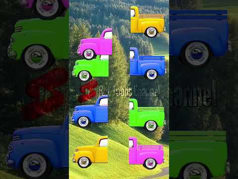 tebak gambar warna mobil pick up#shortvideo #shorts #cartoon