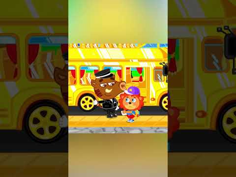 Pequeño Leon | Autobús nuevo y autobús viejo | Dibujos animados | Video Para Niños