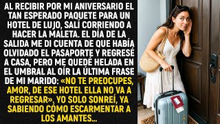 Al recibir por mi aniversario el tan esperado paquete para un hotel de lujo, salí corriendo...