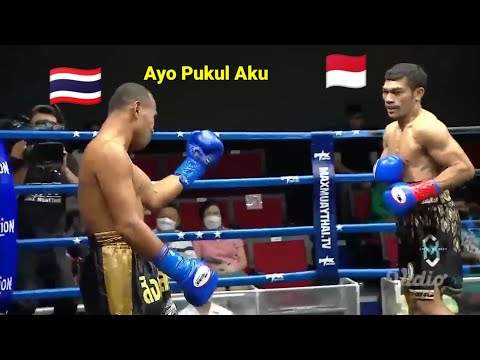 Aksi Ganas🥊Dua Kali Jatuhkan Lawan Petinju Indonesia Juara WBC Asia