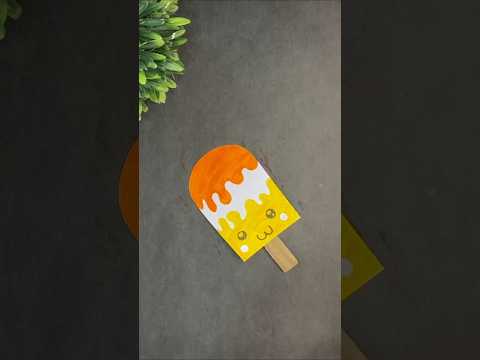 Easy paper icecream  ideas for kids icecream craft #shorts #trending #icecream #artandcraft #diy