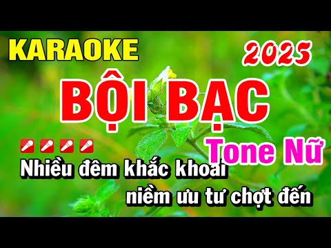 Karaoke Bội Bạc Tone Nữ (Beat Hay) Nhạc sống Nhạc Sống 2025 | Hoài Phong Organ