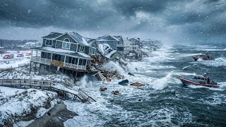 Tragedy in North Carolina! Homes Collapse as Blizzard Conditions Intensify