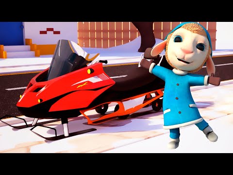 How to Drive a Snowmobile: A Kid’s Guide to Winter Fun | Cartoon for Kids | Dolly and Friends