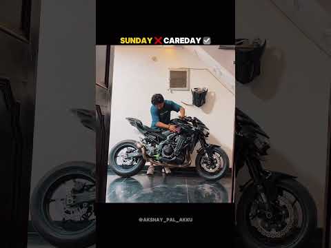 Sunday ✖️ Careday ✔️ @akshaypalakku @yash_biswal_yashu #z900 #zx10r #foryou #ninja #rider #100