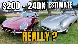 Two Jaguar E-Types – Same Estimate, Worlds Apart | Mecum Monterey