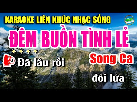 Karaoke Liên Khúc Nhạc Trữ Tình Song Ca Dễ Hát | Bolero Nhạc Xưa Bất Hủ | ĐÊM BUỒN TỈNH LẺ