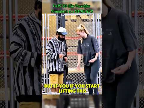 Elite Powerlifter Pretended to be a BEGINNER #gym #funny #prank