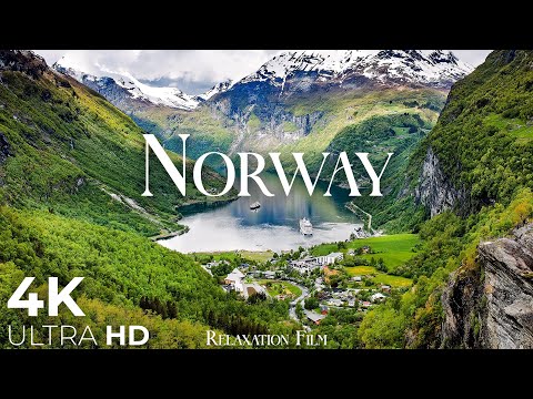 Horizon View in NORWAY - Breathtaking Nature bath Relaxing Music - 4k Video HD Ultra