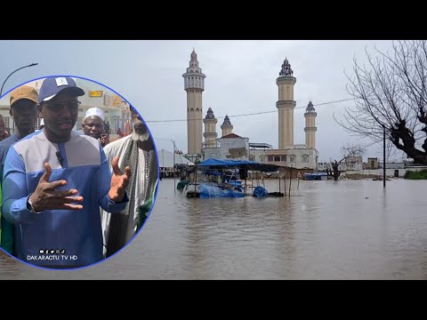 ?En Direct inondations à Touba – Le ministre Cheikh Tidiane Dièye sur terrain...