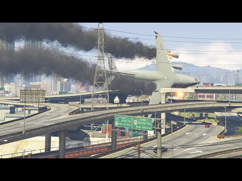 The Worst Military Aircraft Landing Ever |GTA 5