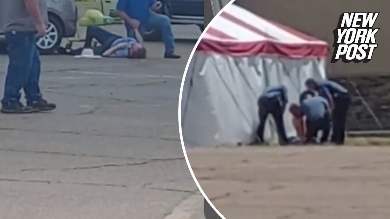 Video shows mass shooting aftermath outside Arkansas grocery store on June 21