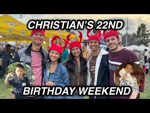 CHRISTIAN'S 22ND BIRTHDAY WEEKEND VLOG | The Laeno Family