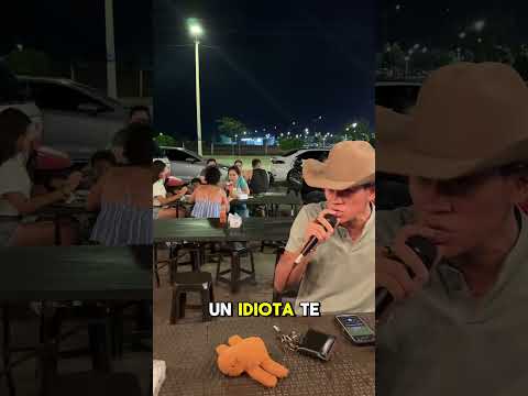 Cante #unidiota en un restaurante y esto pasó #viral #hernanacuña #envivo acapella #videoreaccion