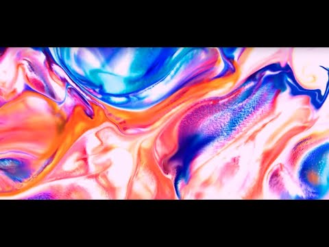 Relaxing Piano Music to Abstract Liquid Background
