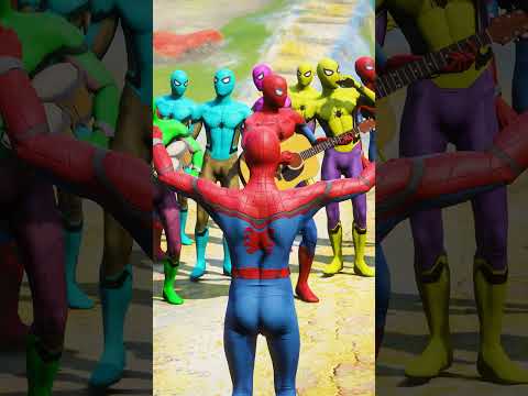 SPIDER-MAN SAVING KIDS #gta5 #spiderman #shorts