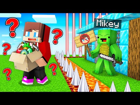 Why Did Mikey Kick JJ Out Of The Security House in Minecraft? (Maizen)