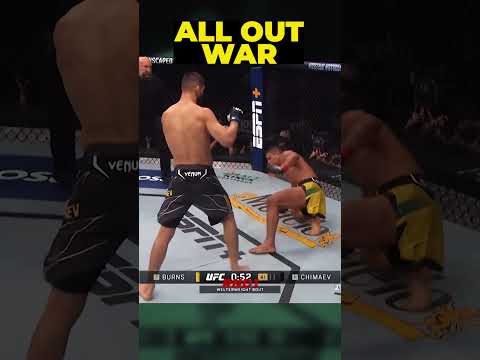 Gilbert Burns took Khamzat Chimaev into DEEP WATER! 🤯 #shorts #ytshorts