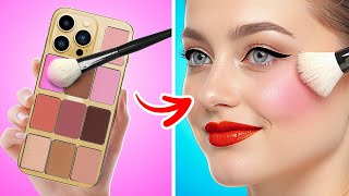 TV 4K💄 SNEAKING MAKEUP INTO SCHOOL 😱 | Genius Hacks & Funny Tricks 🎒✨