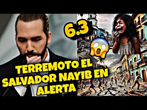 TERREM0TO EL SALVADOR NAYIB BUKELE PONE AL3RTA ULTIMA HORA