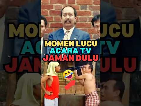 Inilah Momen Lucu Acara TV Jaman Dulu #shorts
