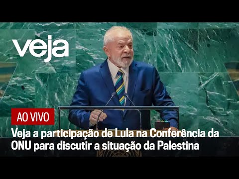 Veja a participação de Lula na Conferência da ONU para discutir a situação da Palestina