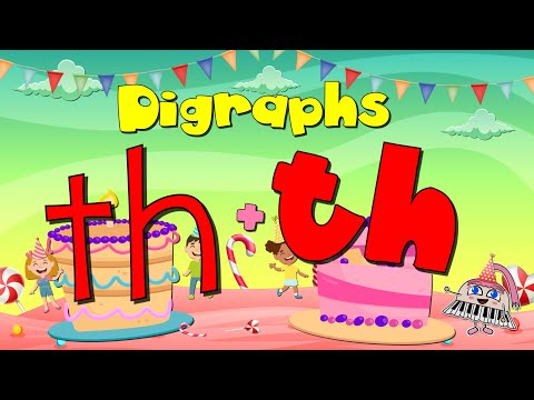 Digraphs/ Voiced-Unvoiced/ Th and th / Consonants/ Phonics Song - YouTube