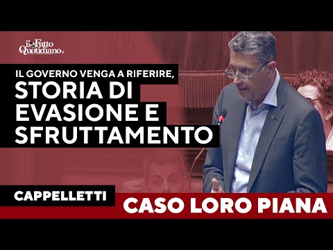 Caso Loro Piana, Cappelletti M5S: "Incredibile storia di evasione e sfruttamento, governo riferisca"
