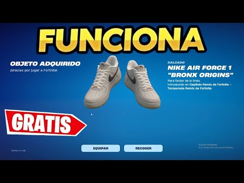 🔥 Como CONSEGUIR Air Force 1 GRATIS Fortnite Capitulo 2 REMIX 😱 Air Force 1 GRATIS 😱