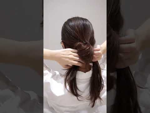 볼캡이랑 잘 어울리는 로우번 묶기 (똥손도 가능) #윗유하우스