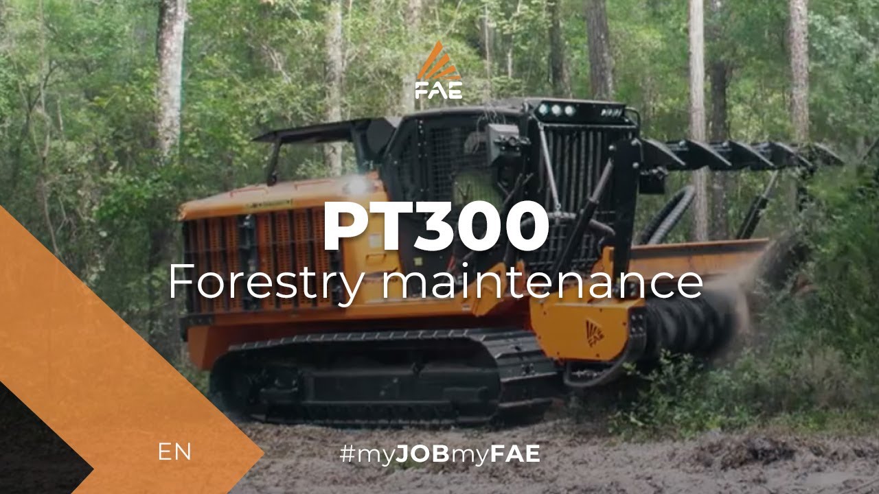 FAE PT300: The versatile tracked carrier for all forestry work