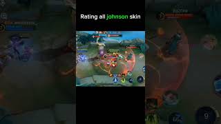 Rating jhonson skin #mobilelegends #mlbb #jhonson