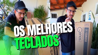 OS TECLADOS CHEGARAM