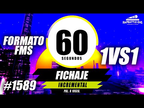 🎤 Formato FMS 1VS1 🔥 Base de Rap Para Improvisar Con Palabras | ENTRENAMIENTO FMS #1589