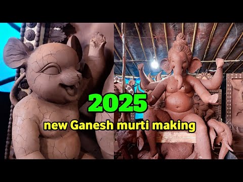 2025 New Ganesh murti making video hospet        ||part 5 || 🔥🔥