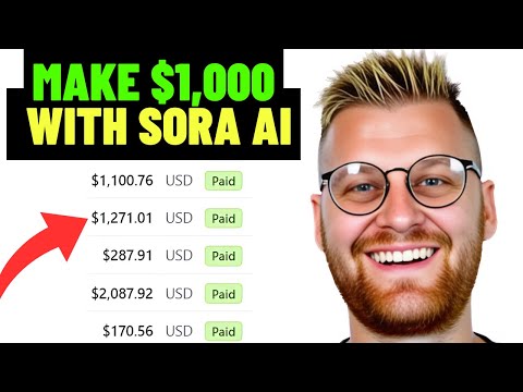 EASIEST Way to Make $1,000 DAILY With OpenAI / ChatGPT (Make Money Online With Sora AI Video)