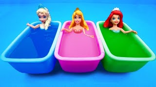 Satisfying Video l Making Rainbow Milk Bottle & Magic Egg With Kinetic Sand Cutting ASMR