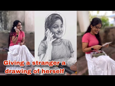 Drawing prank Gone wrong 😭🥺 | Drawing prank with stranger girl 😍 | wait for her reaction 😝