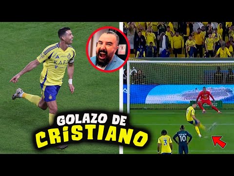 ASI REACCIONA PRENSA EUROPEA a GOL de CRISTIANO RONALDO AL NASSR vs AL OKHDOOD